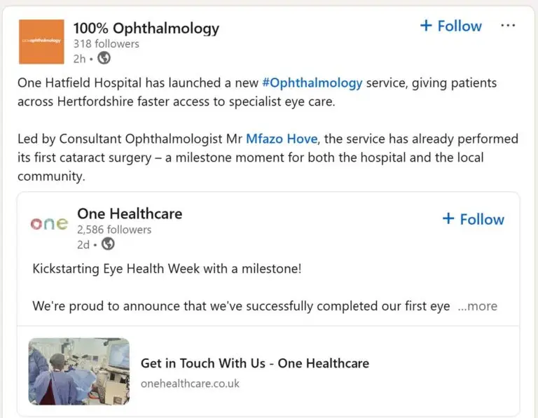 linkedin-100-ophthalmology