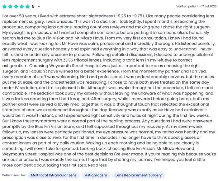 review lens replacement 6